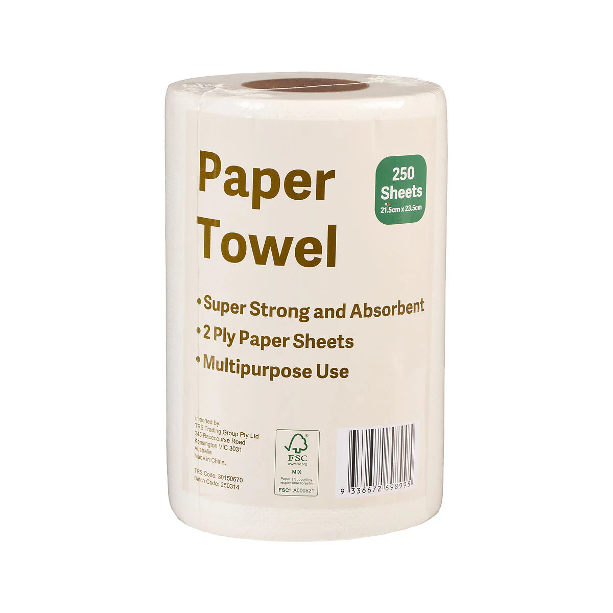Paper Towel 2 Ply 250 Sheet