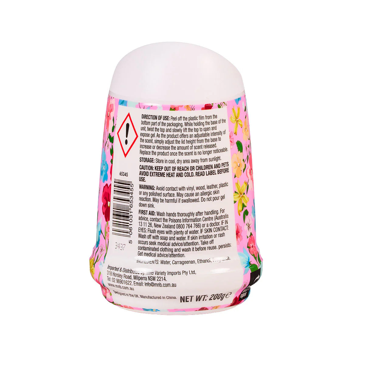 Floral Solid Gel Air Freshener Gardenia 200g