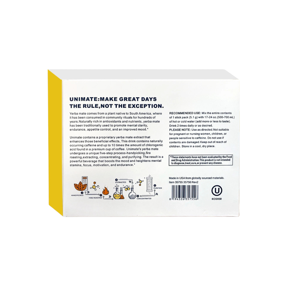 Unicity Unimate Natural Lemon 30 sachets