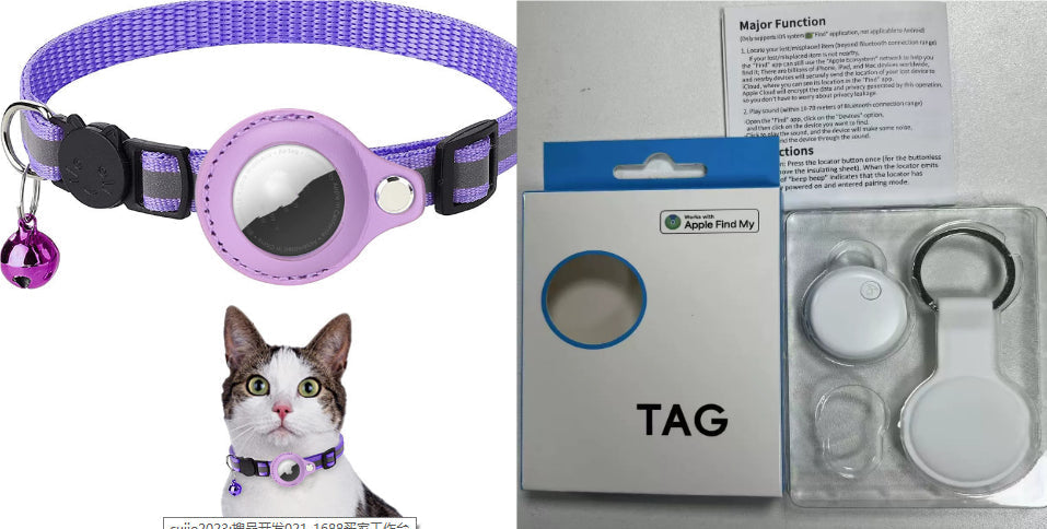 Reflective Waterproof Pet Collar for Apple AirTag CJGX159744109IR