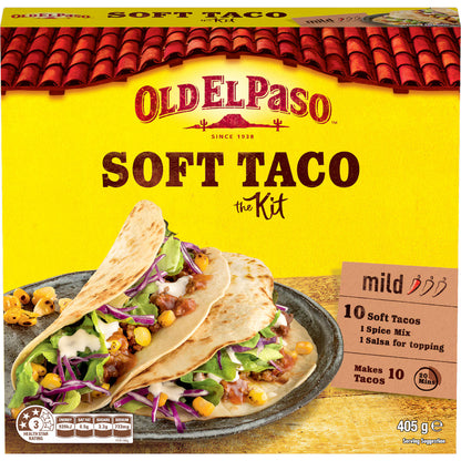 Old El Paso Soft Taco Dinner Kit Mexican Style 405g