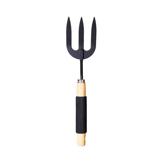 Wooden Handle Fork with Foam Grip