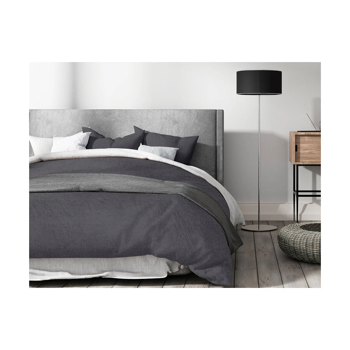 Teddy Fleece Quilt Cover Set QB Assorted