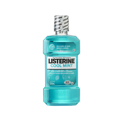 Listerine Antibacterial Mouthwash Cool Mint 500mL