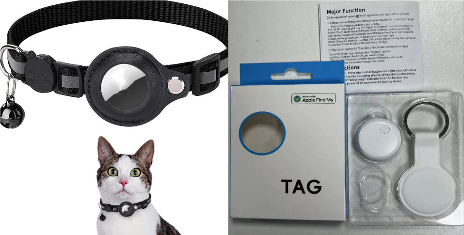Reflective Waterproof Pet Collar for Apple AirTag CJGX159744109IR