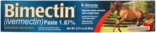 Bimectin Paste Horse Dewormer, 1-dose