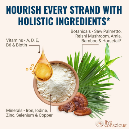 Hair Growth Support Supplement for Thicker Stronger Hair