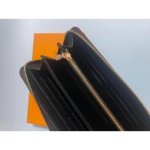 Louis Vuitton Takashi Murakami Monogram Multicolor Zippy Long Wallet Black