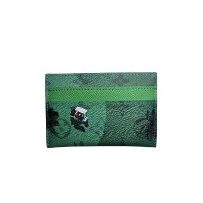 Louis Vuitton Golf Double Card Holder Green Monogram