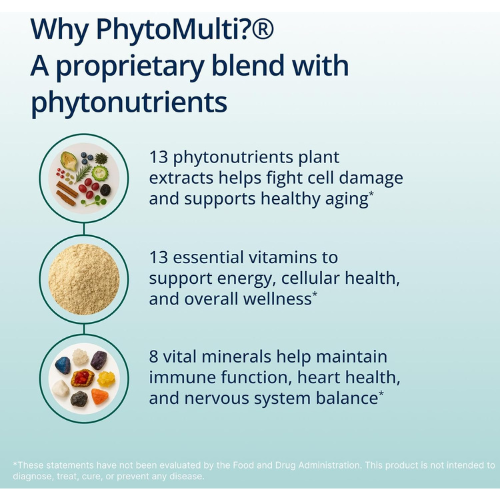 Metagenics PhytoMulti Daily Multivitamin Supplement Tablets 120 Count