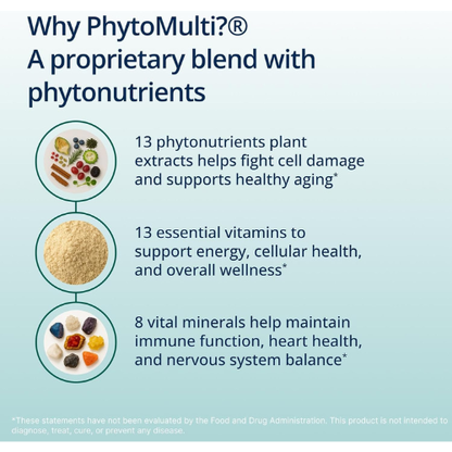 Metagenics PhytoMulti Daily Multivitamin Supplement Tablets 120 Count