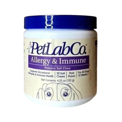 PetLab Co. Allergy and Immune Probiotic Dog Supplement Chews 30 Count