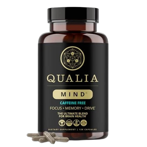 Brain Support Caffeine-Free Focus Memory Cognitive Performance Supplement Capsules