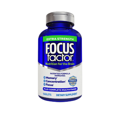 Focus Factor Extra Strength Brain Supplement Tablets 120 Count