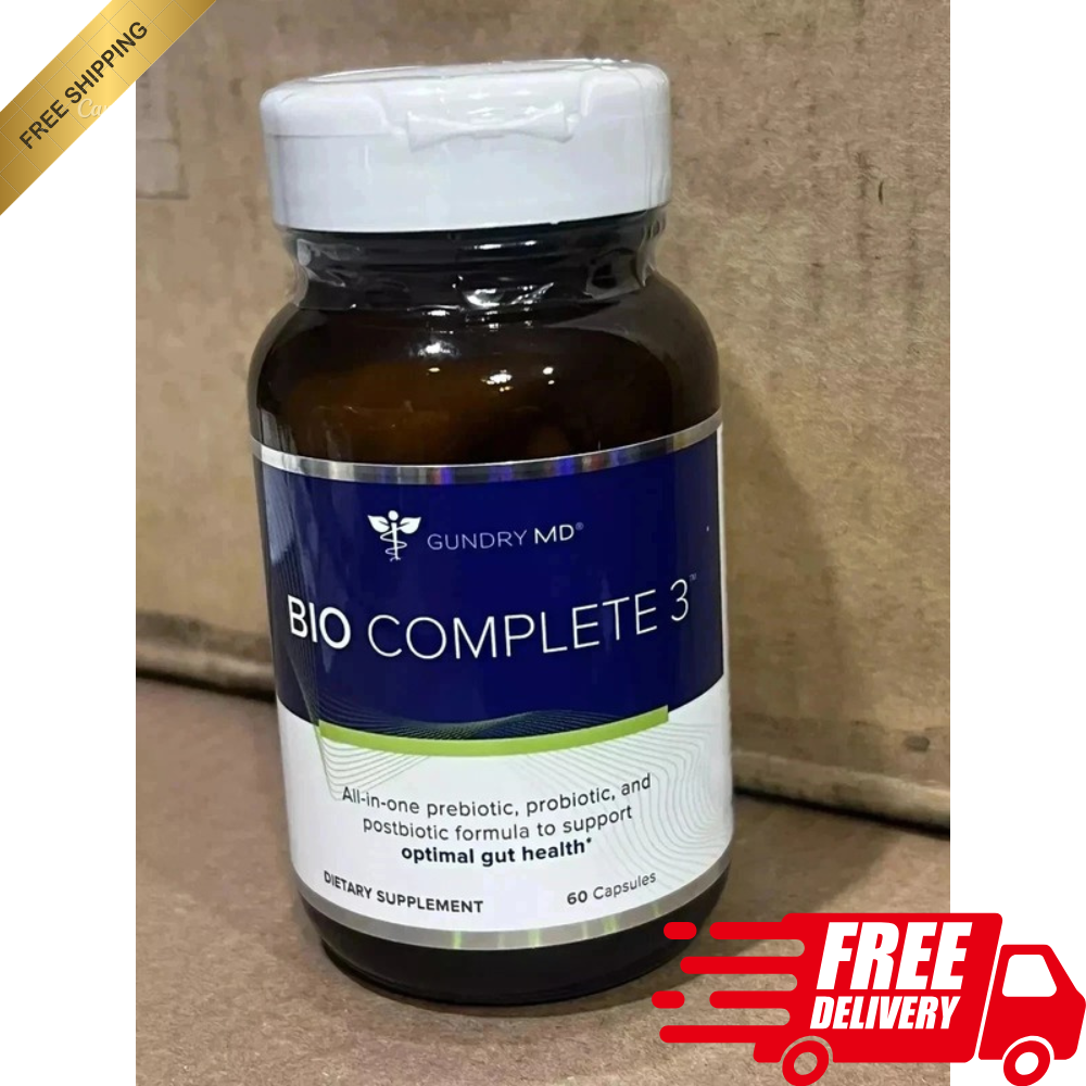 Gundry MD Bio Complete 3 Gut Health Supplement Capsules 60 Count