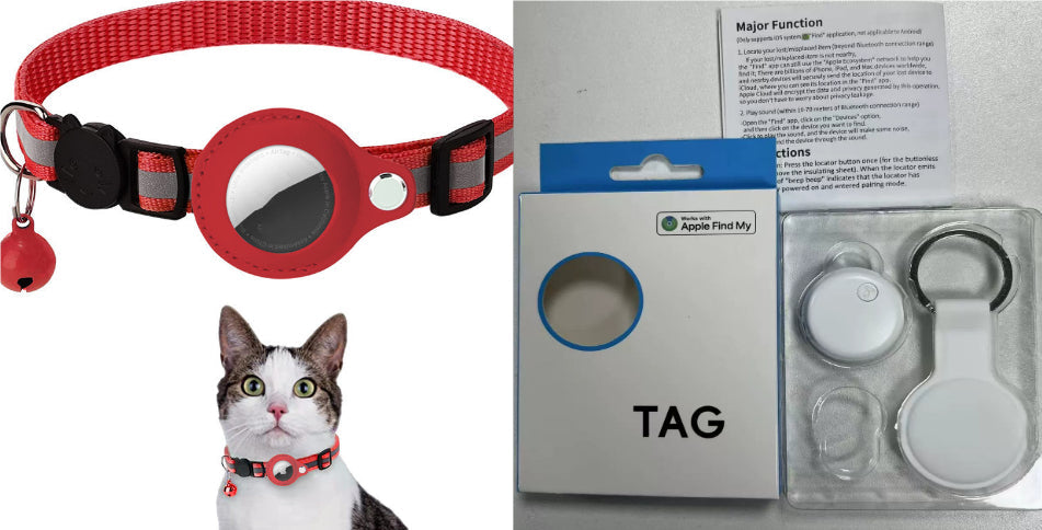 Reflective Waterproof Pet Collar for Apple AirTag CJGX159744109IR