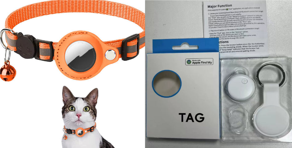 Reflective Waterproof Pet Collar for Apple AirTag CJGX159744109IR