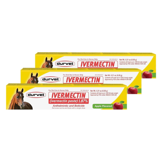 Ivermectin Paste – Horse Wormer 6.08 Grams (3-Pack)