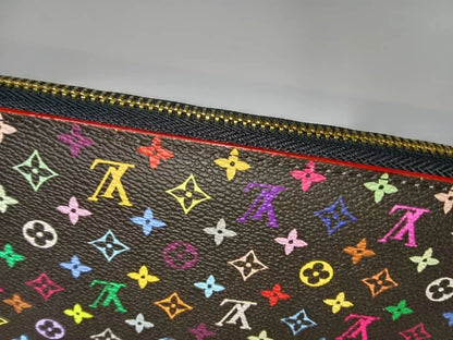 Louis Vuitton Takashi Murakami Monogram Multicolor Zippy Long Wallet
