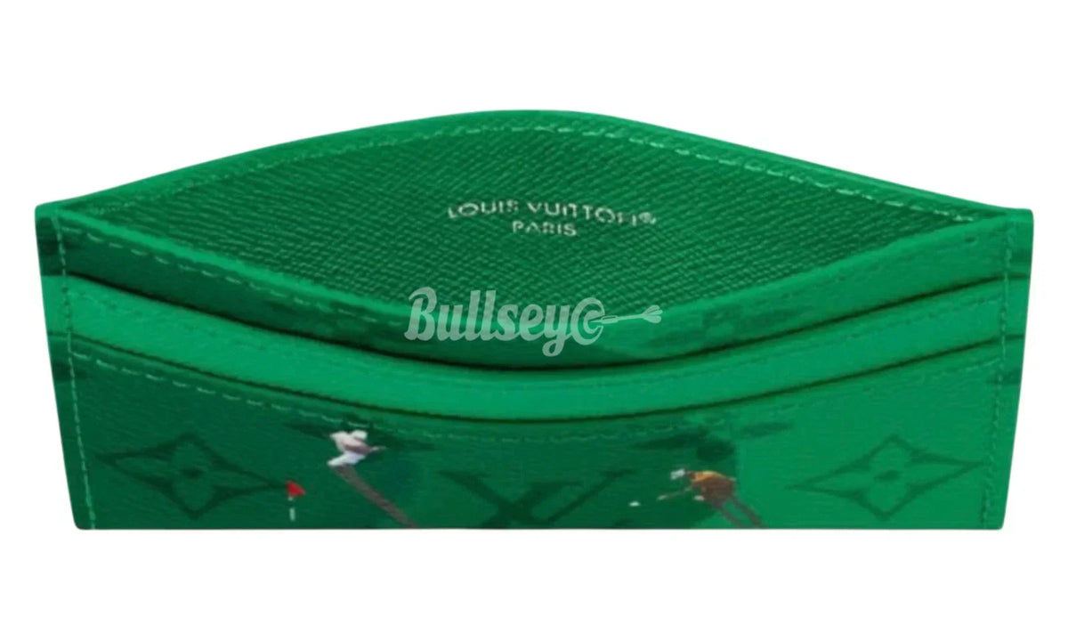 Louis Vuitton Golf Card Case Green