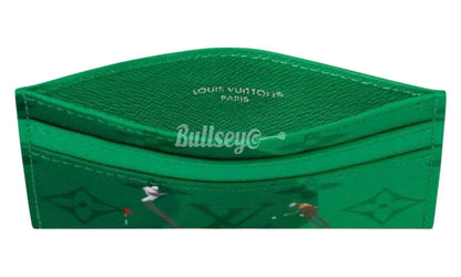 Louis Vuitton Golf Card Case Green