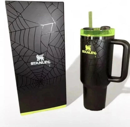 Stanley Halloween Web Glow FlowState Quencher Tumbler 1.18L