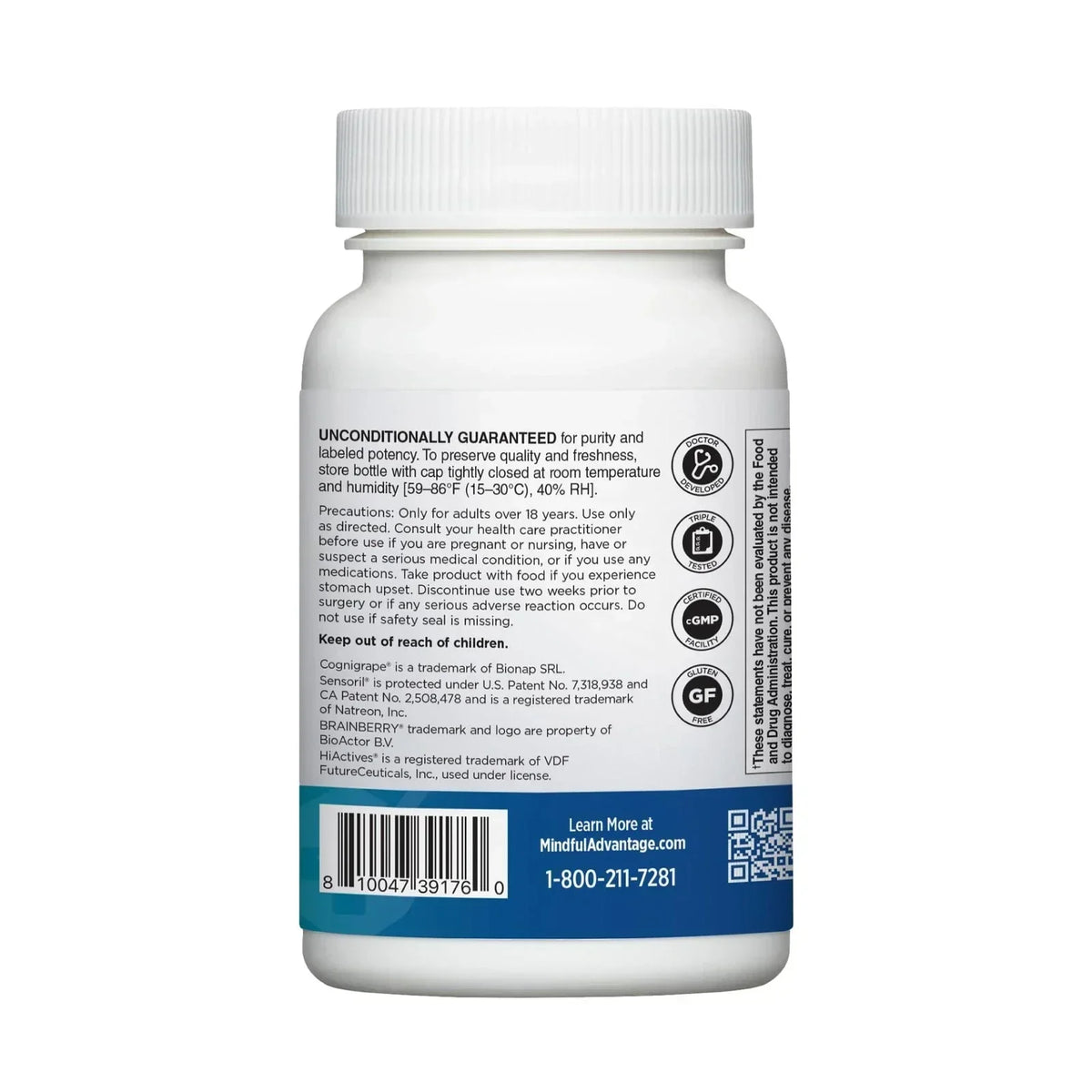 Doctors Preferred Mindful Advantage Cognitive Support Supplement