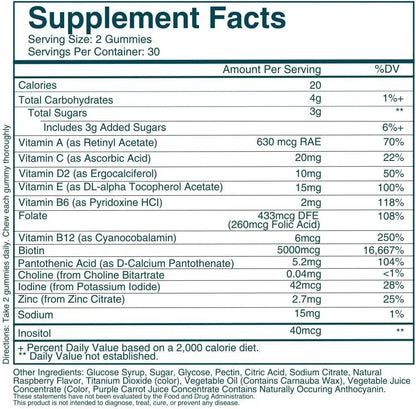 Velora WEEM Hair Skin and Nails Vegan Biotin Supplement Gummies