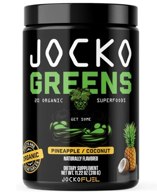 Jocko Fuel Daily Greens Superfood Supplement Powder Pineapple Coconut