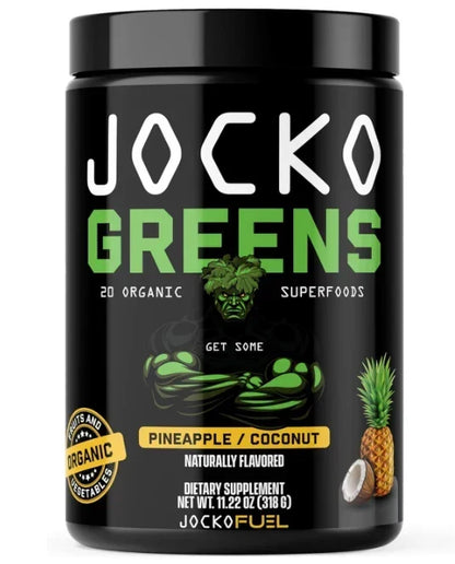 Jocko Fuel Daily Greens Superfood Supplement Powder Pineapple Coconut
