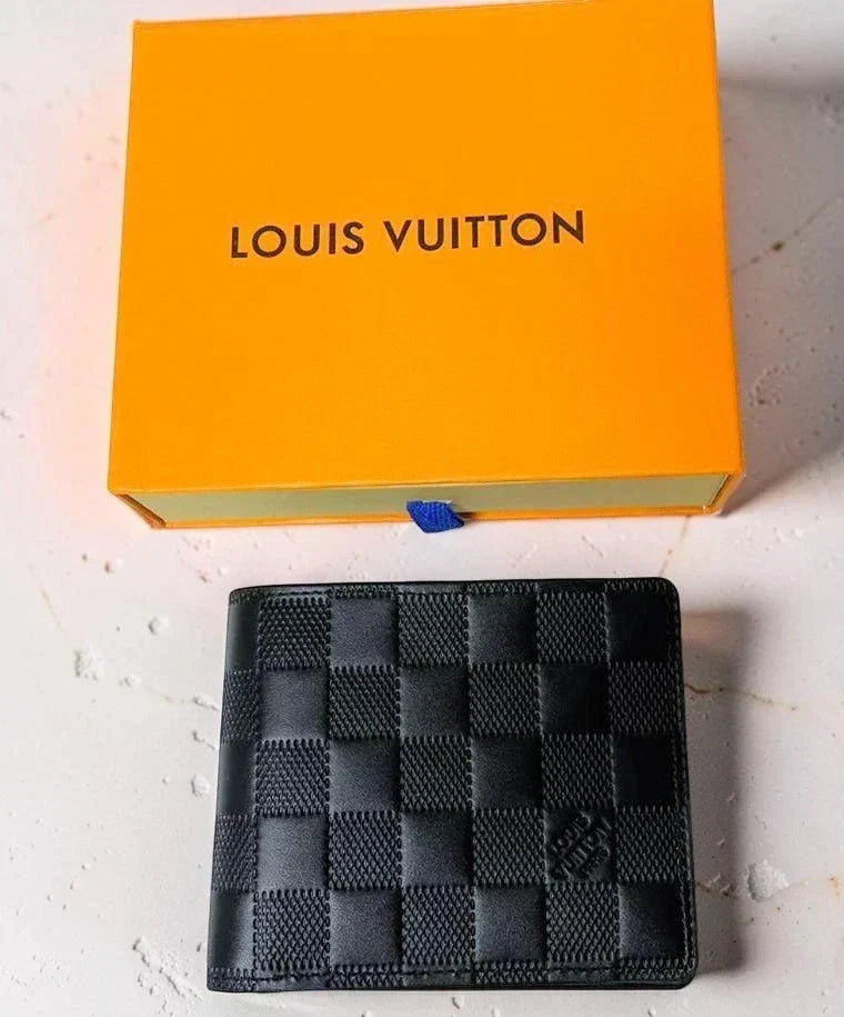 Louis Vuitton Damier Infini Leather Multiple Men's Wallet Black