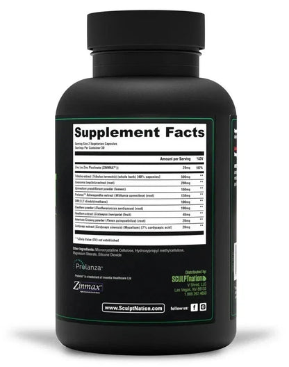 Sculpt Nation Test Boost Max Men Testosterone Support Supplement Capsules