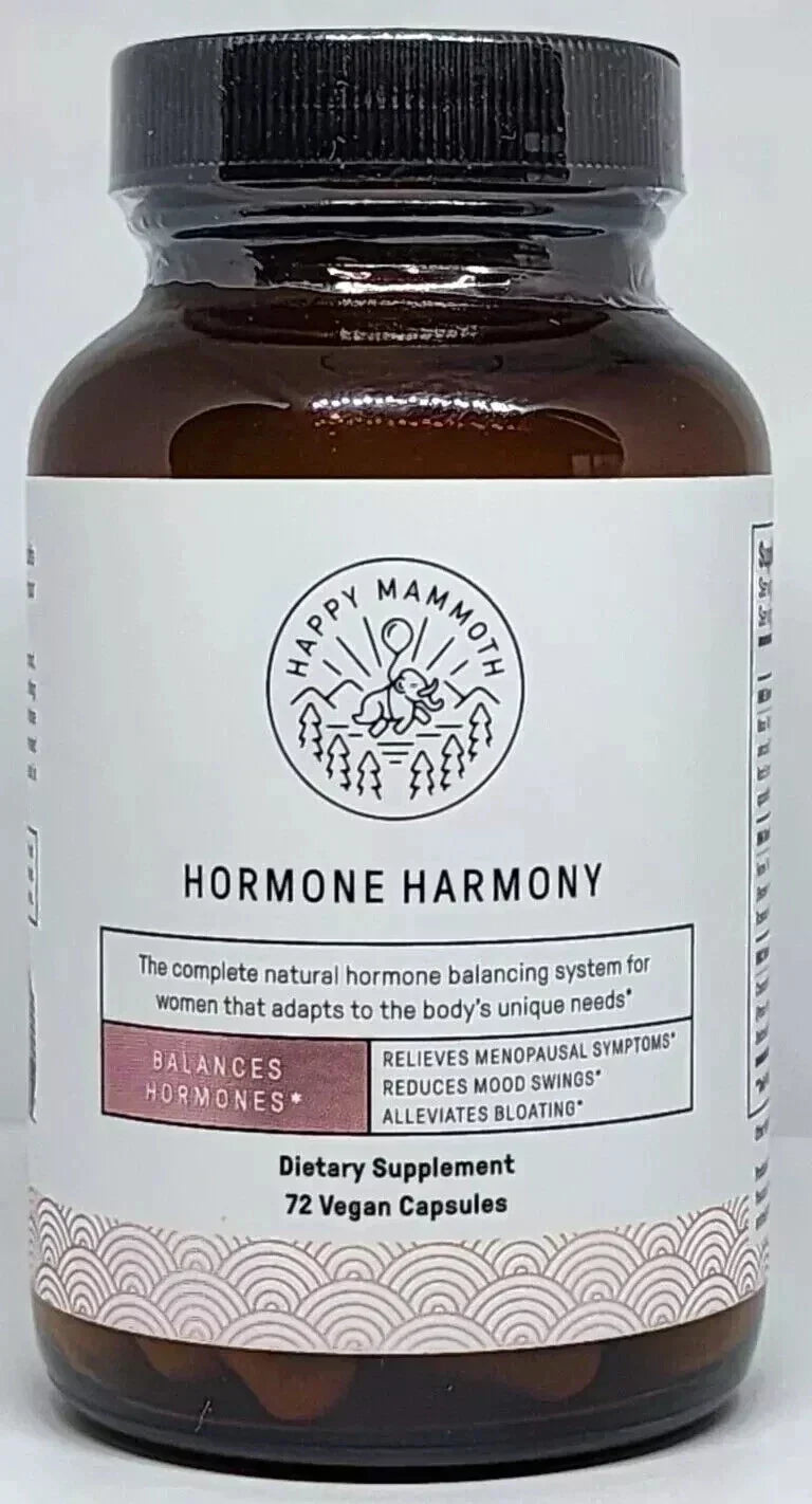 Happy Mammoth Hormone Harmony Supplement Capsules 72 Count