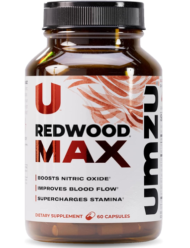 Redwood MAX Nitric Oxide Boost Supplement Capsules 60 Count