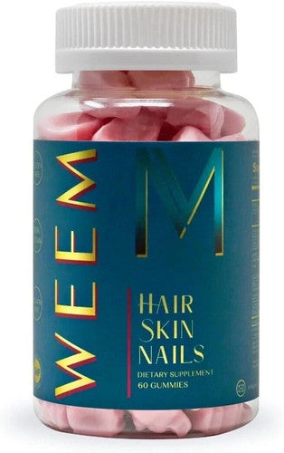 Velora WEEM Hair Skin and Nails Vegan Biotin Supplement Gummies